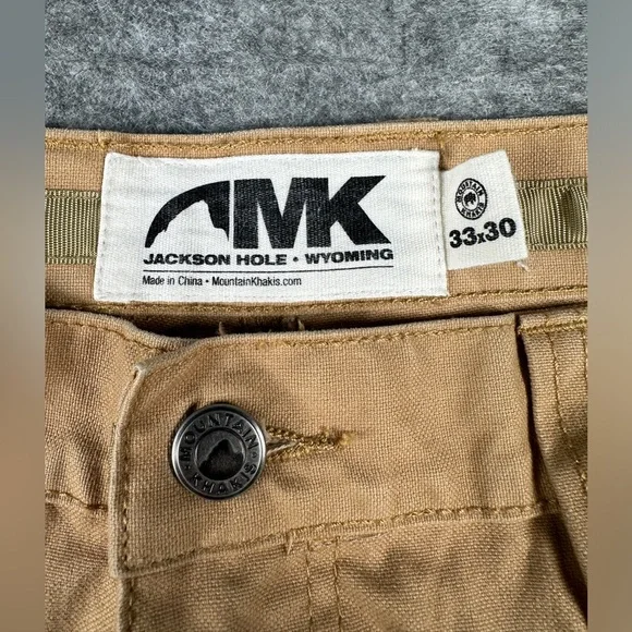 Mountain Khakis Men’s W33 L30 2-Ply Canvas Mountain Pant Boot Cut Relaxed Fit - Picture 7 of 7